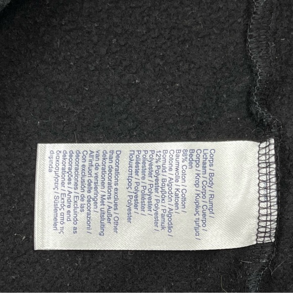 Lacoste Live Shirt Adult XXL Black Fleece Lined Polo Casual Preppy Unisex - Picture 9 of 15